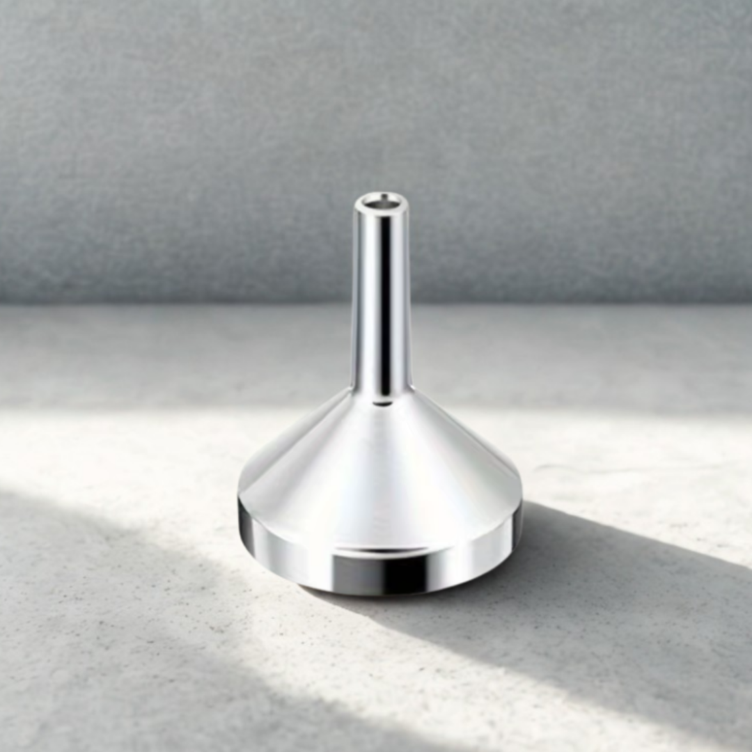 1/3/5Pcs Refillable Perfume Bottle Funnel, Mini Perfume Travel Bottle Refillable, Bottom Fill Perfume Dispenser Gray Metal 1PC AUVELL