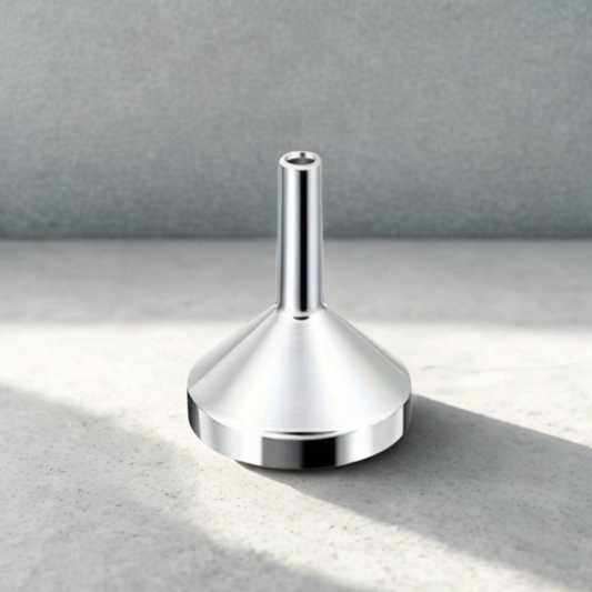 1/3/5Pcs Refillable Perfume Bottle Funnel, Mini Perfume Travel Bottle Refillable, Bottom Fill Perfume Dispenser Gray Metal 1PC AUVELL