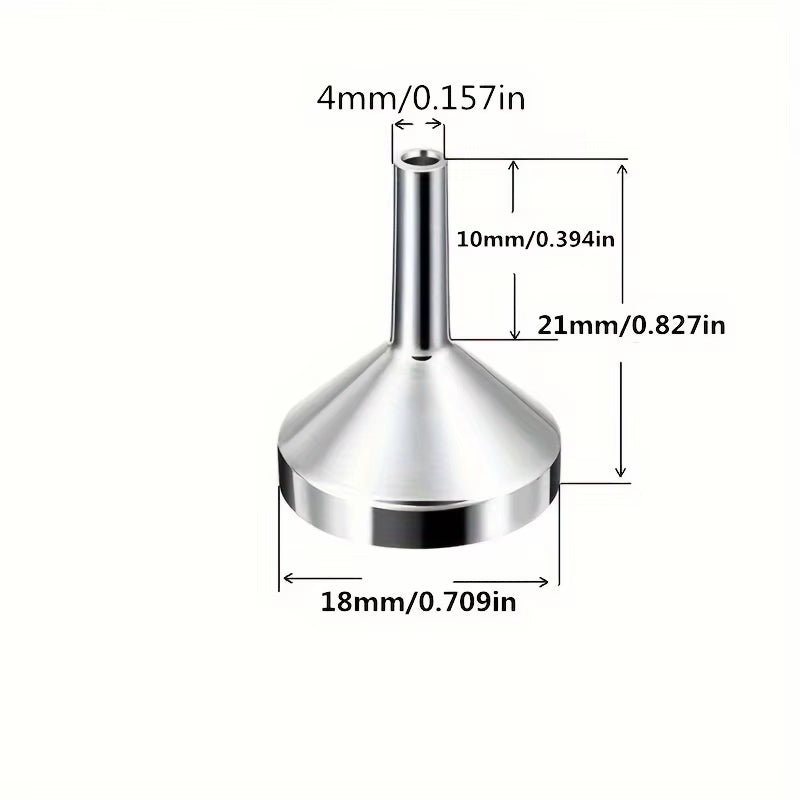 1/3/5Pcs Refillable Perfume Bottle Funnel, Mini Perfume Travel Bottle Refillable, Bottom Fill Perfume Dispenser AUVELL