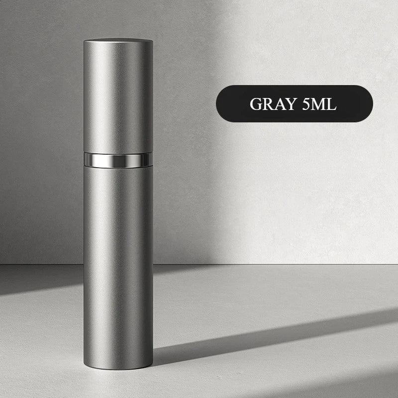 10Ml 5Ml Mini Bottom Filling Perfume Spray Dispenser Bottles Cosmetic Refillable Spray Atomizer Portable Liquid Container Bottle Gray 5Ml AUVELL